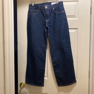 NWOT GAP Dark Rinse Low Rise '90s Loose Jeans - Size 4/27 Short